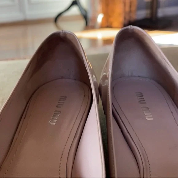 Miu Miu patent leather bow accent flats - Picture 7 of 7